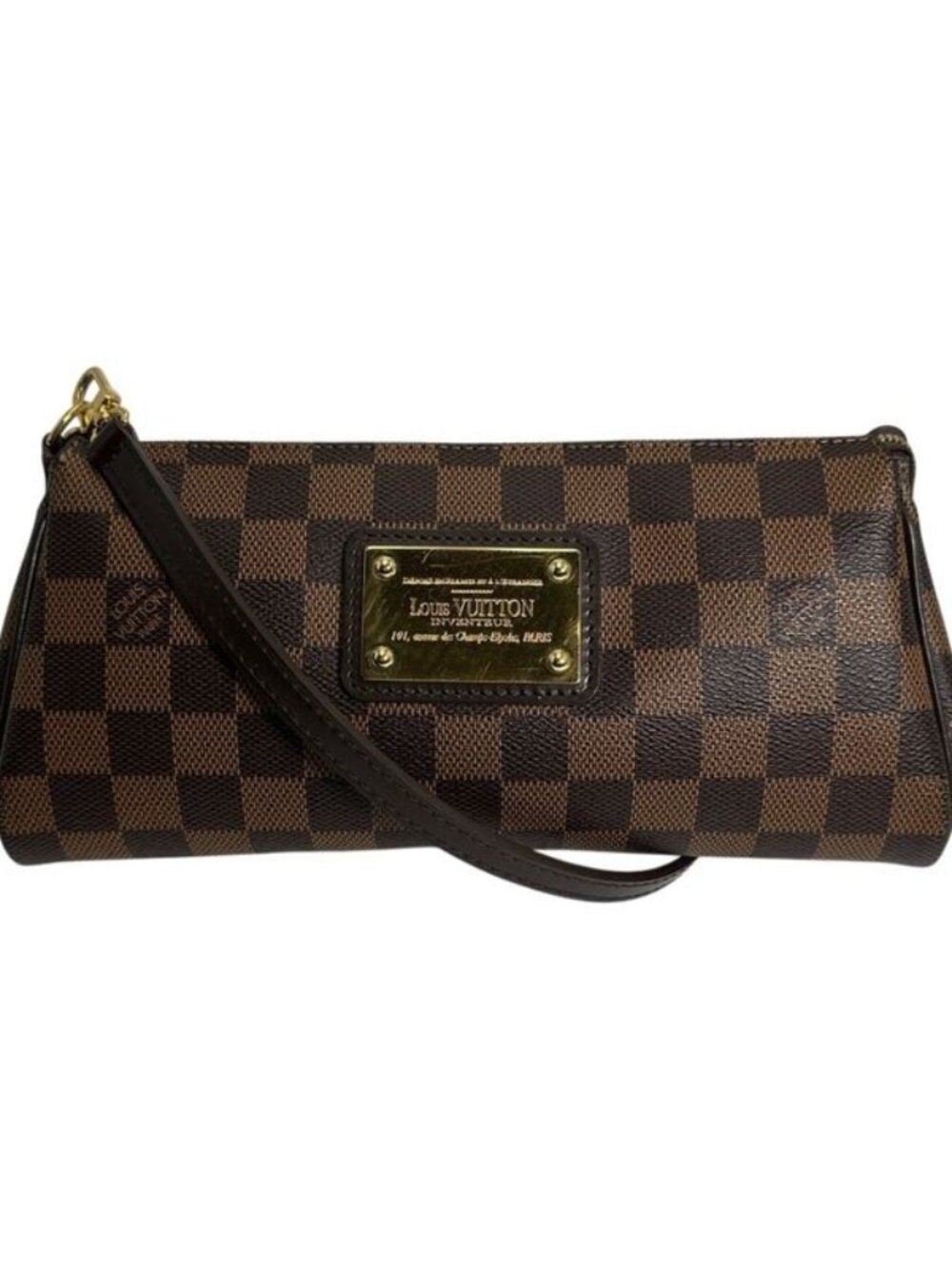 Louis Vuitton Damier 2-Way Bag Eva Handbag Brown